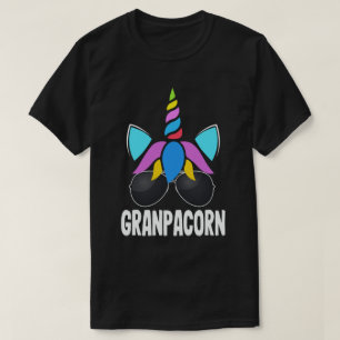 Grandpacorn Funny Unicorn Grandpa Fathers Day Gift T-Shirt