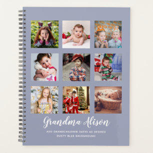 GRANDPARENT CADEAUX DE COLLAGE PHOTO - Bleu Dusty