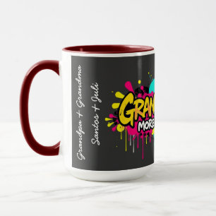 Grandparent Graffit - personalized Grandparent Day Mug