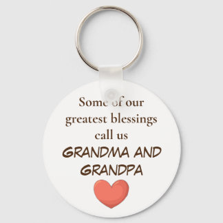 Grandparent  greatest Blessings keychains