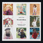 Grandparent Love You Photo Collage Create Your Own Faux Canvas Print<br><div class="desc">Personalized Large Faux Canvas Photo Collage Create a heartwarming gift that grandparents will cherish forever with our Personalized Faux Canvas Photo Collage. This beautifully crafted gift allows you to turn 8 of your favourite family photos into a unique keepsake, celebrating the special bond between loved ones. Features: Customizable Design: Add...</div>