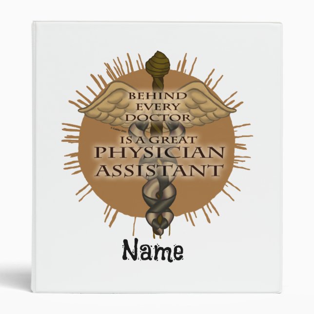 Grandparent Physician Assistant custom binder (Front)