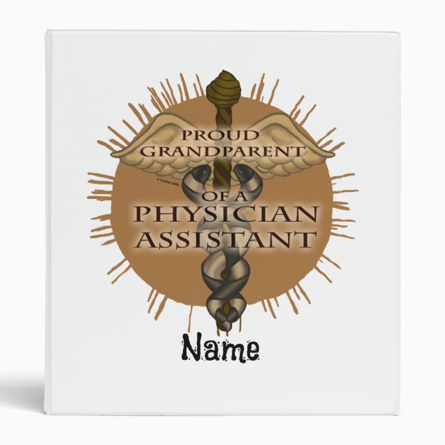 Grandparent Physician Assistant custom binder (Front)