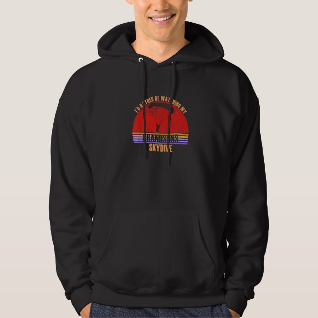 Grandparent Rather Be Watching Skydive Grandsons P Hoodie (Front)