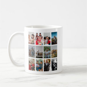 Grandparents 12 Photo Memory Collage Template Coffee Mug