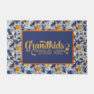Grandparents And Grandkids  Doormat