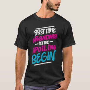 Grandparents Baby Grandma Mom First Time Grandmot T-Shirt