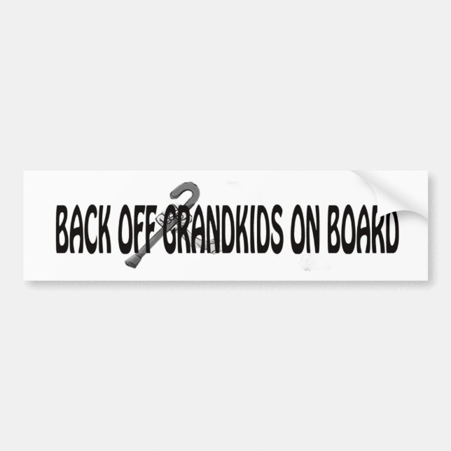 GRANDPARENTS BOUMPER STICKER (Devant)