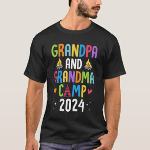 Grandparents Camp 2024 Cousins Summer Camping Vaca T-Shirt