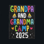 Grandparents Camp 2025 Cousins Summer Camping Vaca Fleece Blanket<br><div class="desc">Grandparents Camp 2025 Cousins Summer Camping Vacation</div>