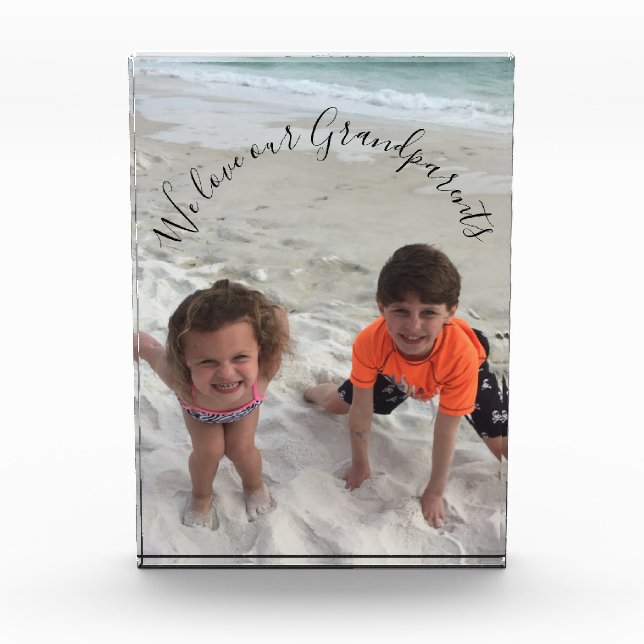 Grandparents Custom Photo Of Grandkids (Front)