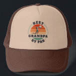 Grandparents Day Best Grandpa By Par Golf Lover Trucker Hat<br><div class="desc">Retro Best Grandpa By Par design you can customize for the recipient of this cute golf theme design. Perfect gift for Father's Day or grandfather's birthday. The text "GRANDPA" can be customized with any dad moniker by clicking the "Personalize" button above. Can also double as a company swag if you...</div>