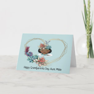 Grandparents Day Card for your Black Aunt