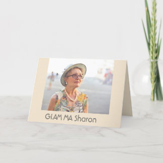 Grandparents Day GLAM MA Personnaliser Carte de vo
