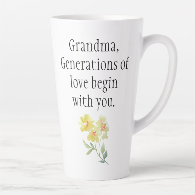 Grandparents Day Latte Mug (Right)