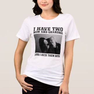 Grandparents Day Personalized grandmother  Tri-Blend Shirt