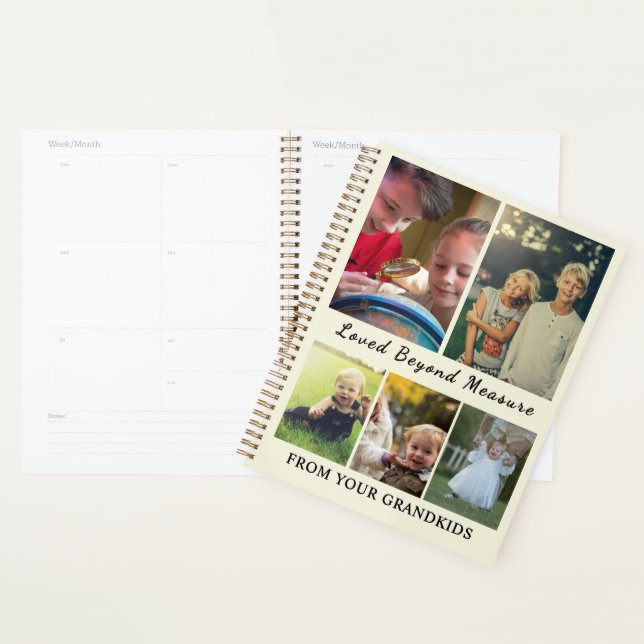 Grandparents Day Planner – Loved Beyond Measure (Devant avec enveloppe)