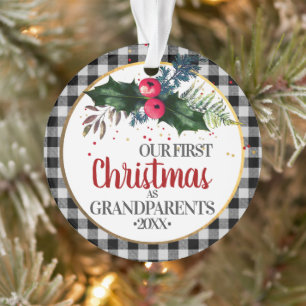 Grandparents First Christmas Ornament