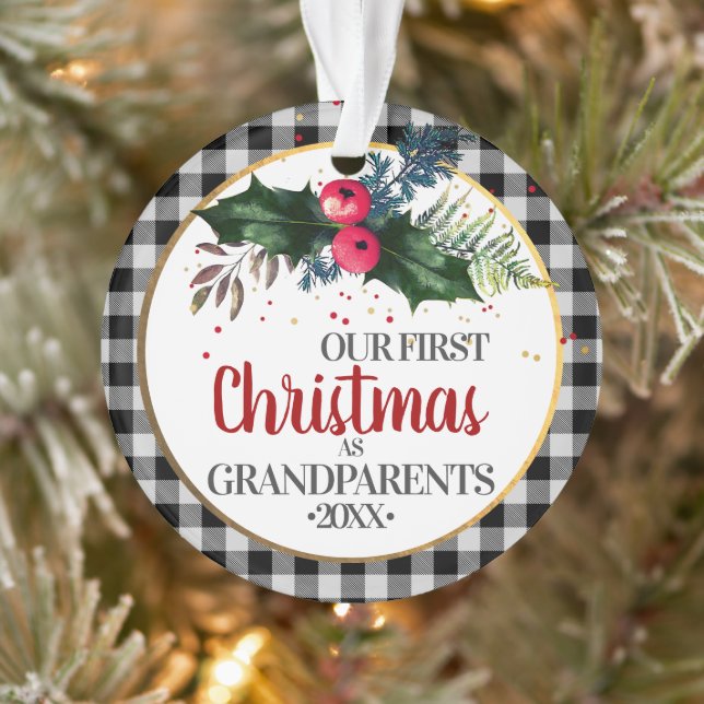 Grandparents First Christmas Ornament (Tree)