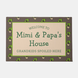 Grandparents House Grandkids Spoiled Here Doormat
