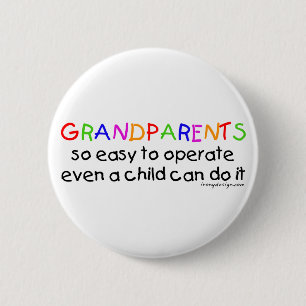 Grandparents Love 2 Inch Round Button