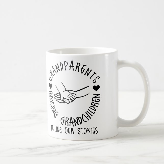 Grandparents Raising Grandchildren Coffee Mug (Right)