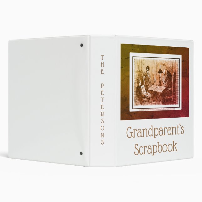 Grandparents  Scrapbook Binder (Background)