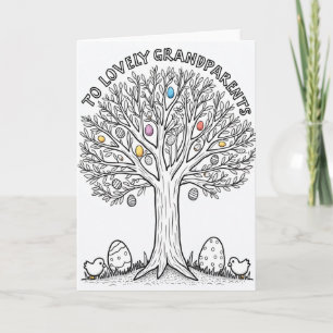 Grandparents Spring Tree Card