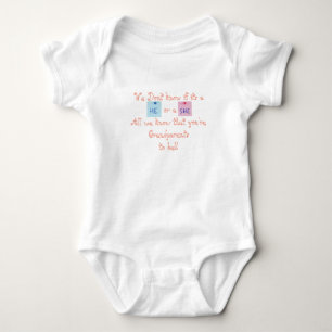 Grandparents to be baby bodysuit
