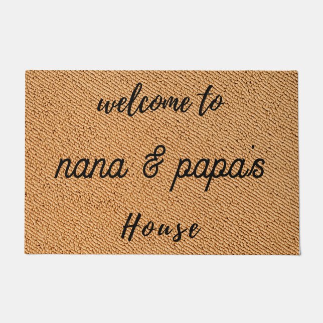 Grandparents Welcome Doormat (Front)