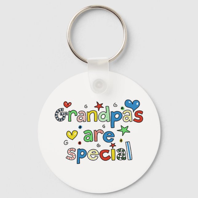 Grandpas are Special Keychain (Front)