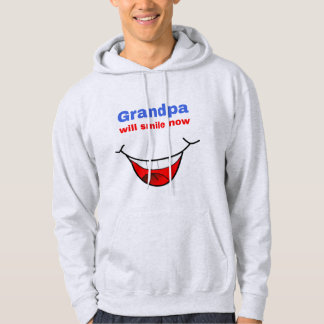 Grandpa's Big, Funny Smile - Grandad  Hoodie