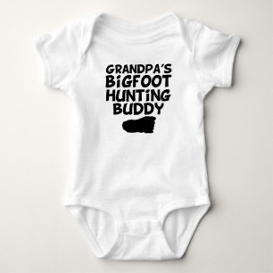 Grandpa's Bigfoot Hunting Buddy Baby Bodysuit