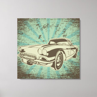 Grandpa's Car Canvas Print