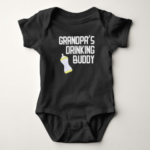 Grandpa's Drinking Buddy Baby Bodysuit