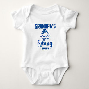 Grandpa's Fishing Buddy Baby Bodysuit