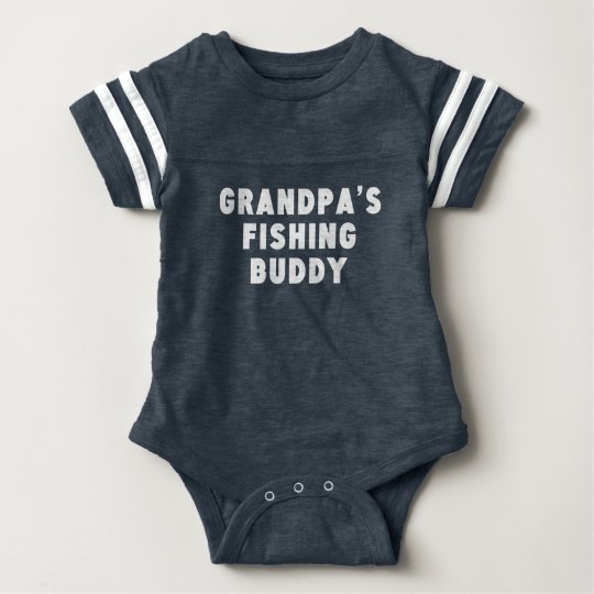 Grandpa's Fishing Buddy Baby Bodysuit