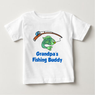 Grandpa's Fishing Buddy Baby T-Shirt
