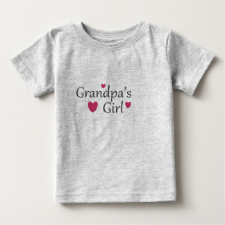 Grandpas Girl Baby T Shirt