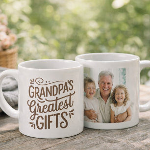 Grandpa's Greatest Gifts Photo Specialty Mug