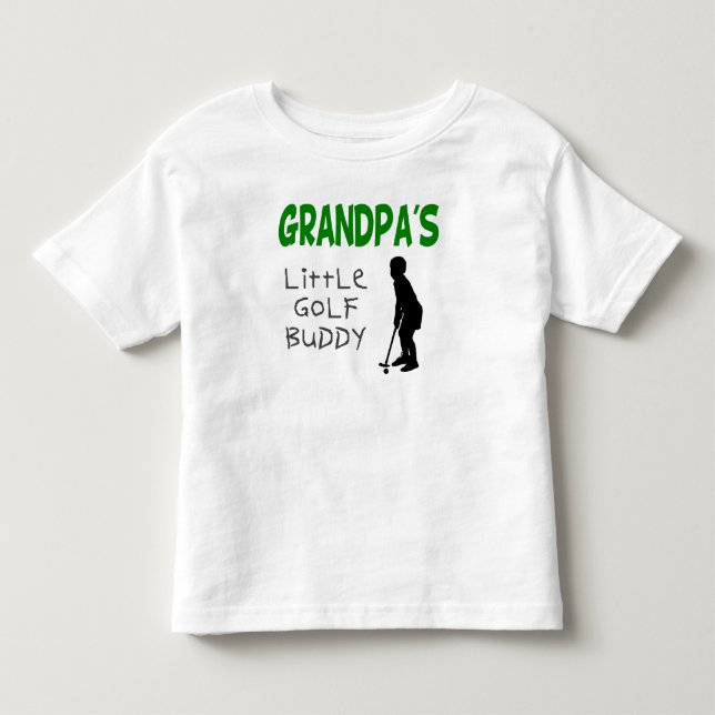 Grandpa's Little Golf Buddy T-shirts (Front)