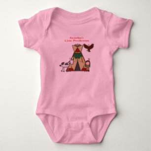 Grandpa's Little Pocahontas Baby Bodysuit