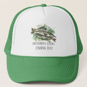 Grandpas Lucky Casquette de pêche   brochet et per
