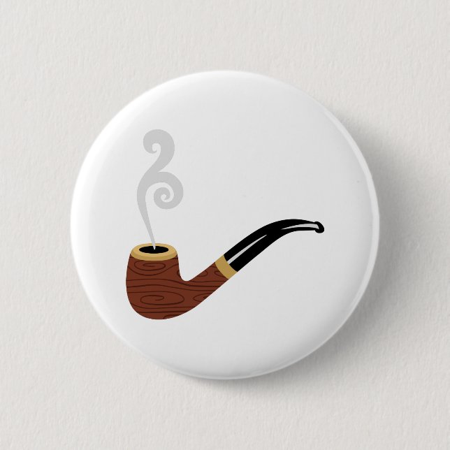 Grandpas PIpe 2 Inch Round Button (Front)