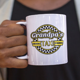 Grandpa's Taxi Sign Coffee Mug