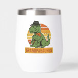 Grandpasaurus<br><div class="desc">Celebrate Grandpa with a Roar! This fun and heartwarming "Grandpasaurus" mug is perfect for any dino-loving grandpa! Featuring a cool dinosaur grandpa in a retro vintage style—complete with glasses, a hat, and hugging his grandchild—this design is a unique gift that brings smiles and warm memories. Great for Grandparents Day, birthdays,...</div>