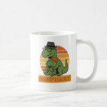 Grandpasaurus Coffee Mug<br><div class="desc">Celebrate Grandpa with a Roar! This fun and heartwarming "Grandpasaurus" mug is perfect for any dino-loving grandpa! Featuring a cool dinosaur grandpa in a retro vintage style—complete with glasses, a hat, and hugging his grandchild—this design is a unique gift that brings smiles and warm memories. Great for Grandparents Day, birthdays,...</div>