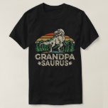 Grandpasaurus Dinosaur Grandpa Saurus Father's Day T-Shirt<br><div class="desc">Get this funny saying outfit for your special proud grandpa from granddaughter, grandson, grandchildren, on father's day or christmas, grandparents day, or any other Occasion. show how much grandad is loved and appreciated. A retro and vintage design to show your granddad that he's the coolest and world's best grandfather in...</div>