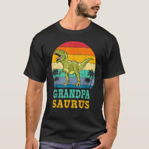 Grandpasaurus Rex Dinosaur Grandpa Saurus Family M T-Shirt