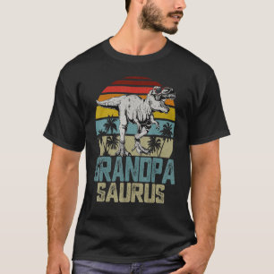 Grandpasaurus Rex Dinosaur Grandpa Saurus Family M T-Shirt
